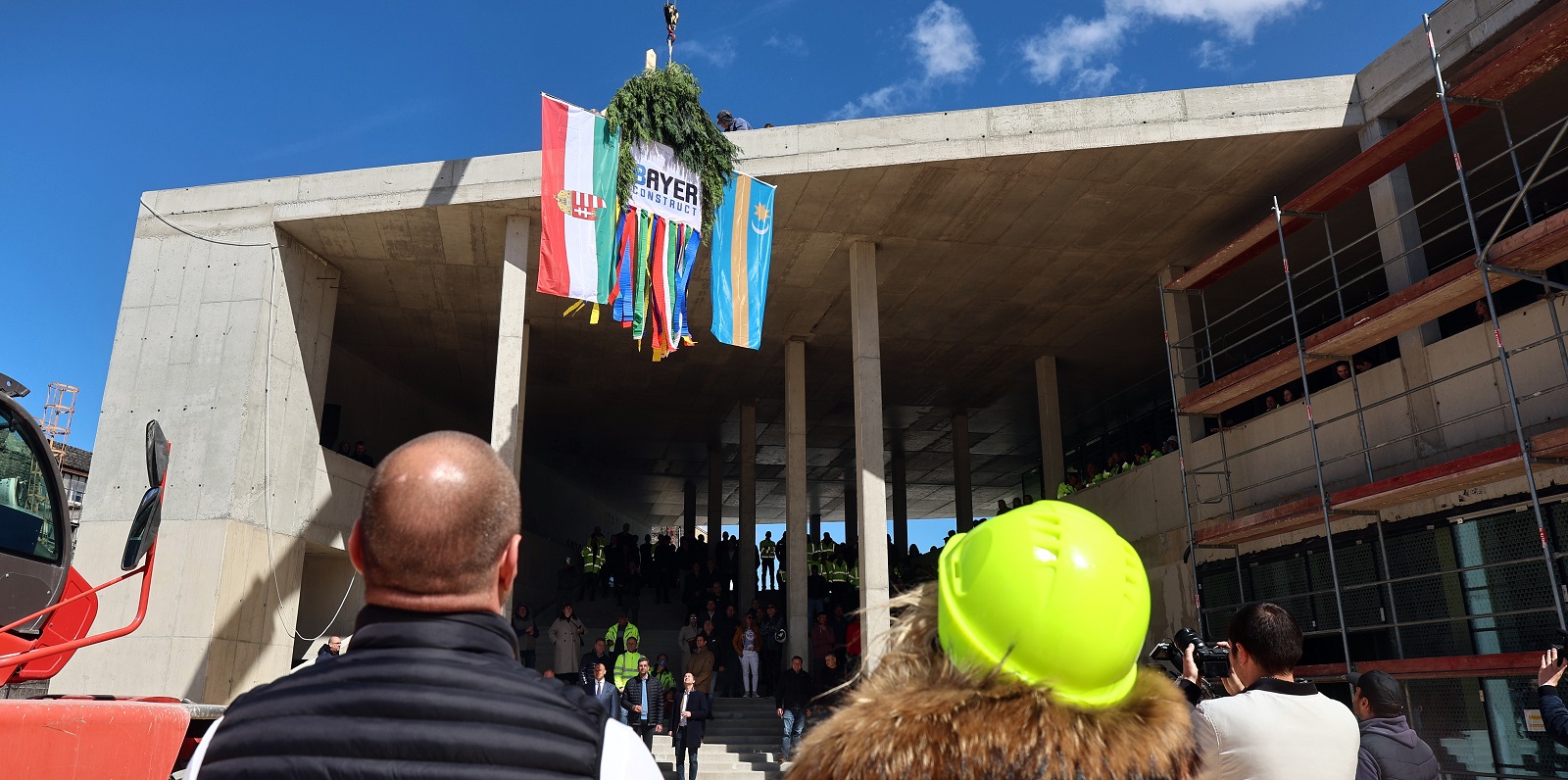 Bokrétaünnepség a Kerepesi úton