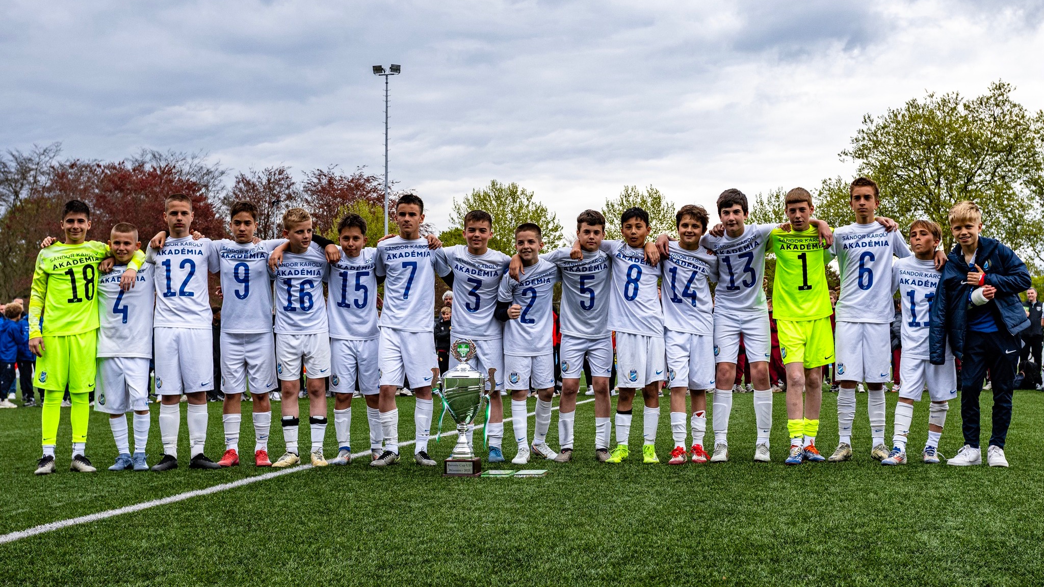 Tornagyőztes lett Hollandiában U13-as csapatunk