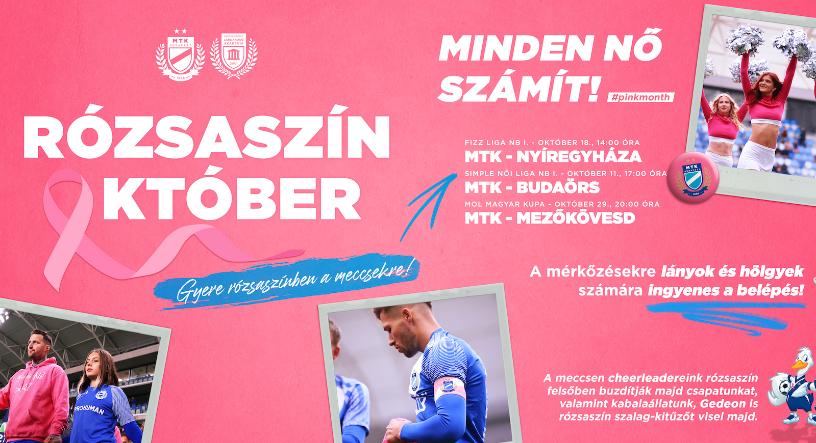 Elővételi jegyárusítás az októberi hazai meccsekre - a hölgyeknek ingyenes a belépés!